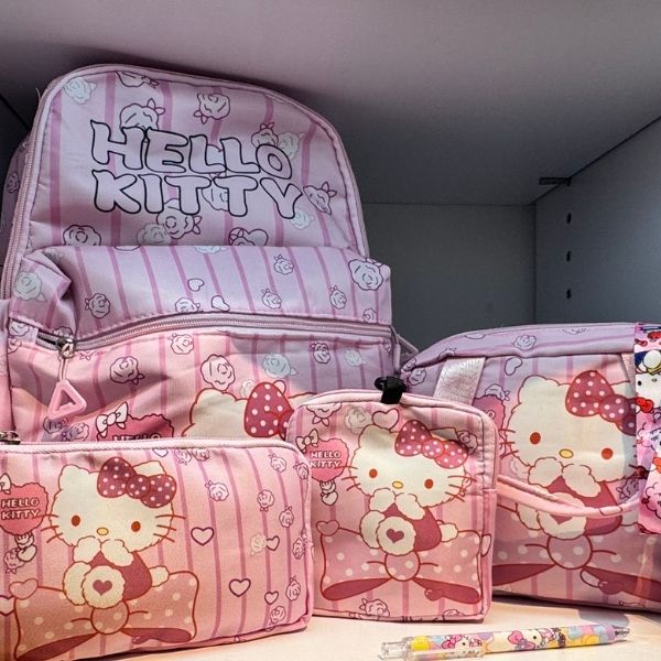 Hello Kitty Back Pack Set | Set de Bultos