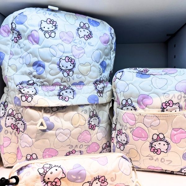 Hello Kitty Back Pack Set | Set de Bultos
